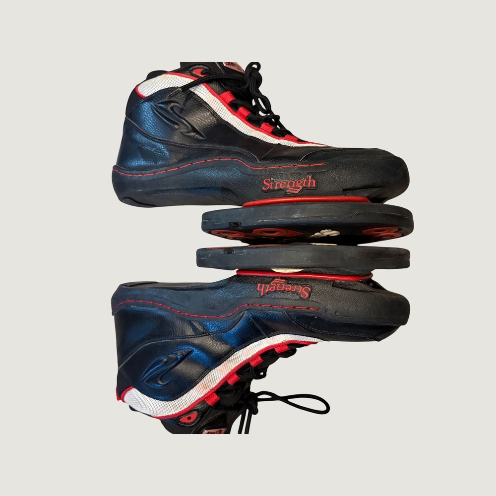 Strength Systems Men 12.5 Balance Training Jumping Shoes Black Red Plyometric